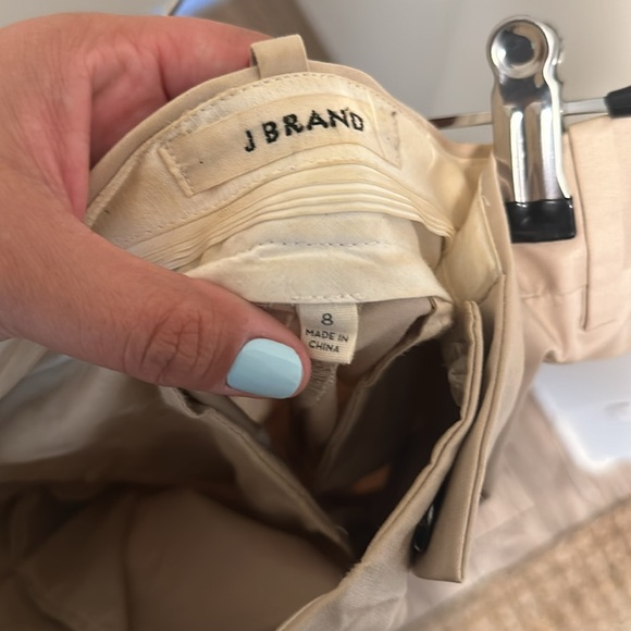 JBrand crop cuffed khaki trousers - Picture 4 of 6